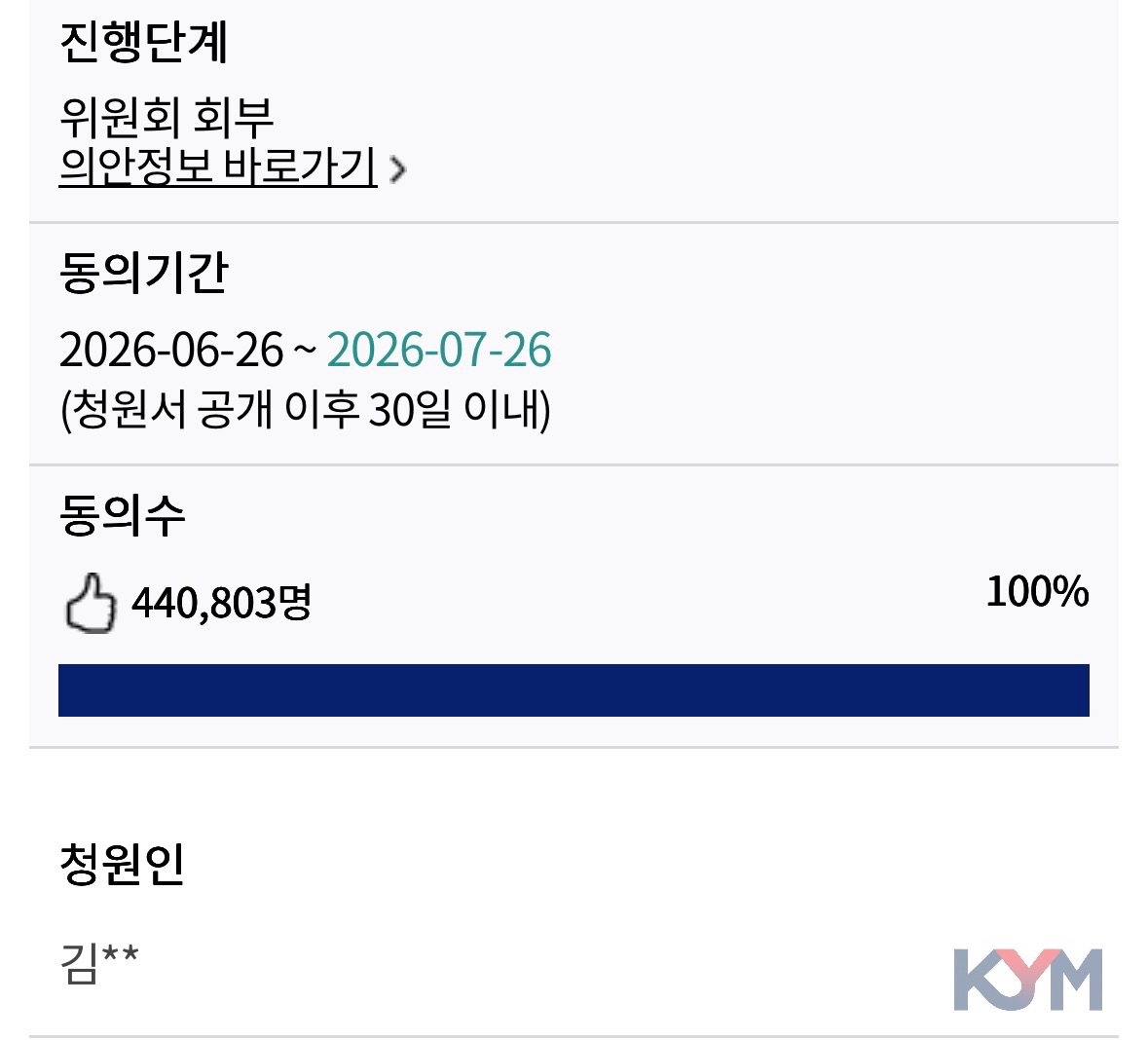 '이재명 대통령 탄핵 촉구' 국회 청원 44만 명 동의… 법사위 공식 회부