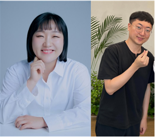 대한민국 대표 광고모델 크리에이터 부문 수상자 ‘이수지’와 ‘김선태’ (사진 제공: CP엔터테인먼트, 김선태 인스타그램)